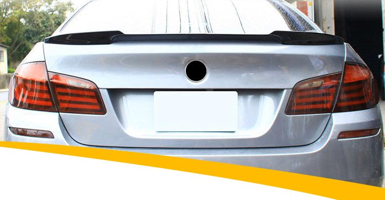 BMW 5 Series F10 M4 Style (2010-2016) Rear Spoiler | Carbon Fiber Look ABS | Adhesive