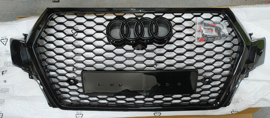 2015-2018 Audi Q7 RS Style Grille Glossy Black | Carteil