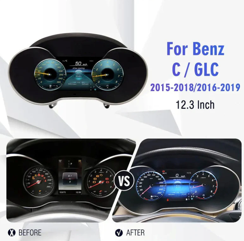 2015-2019 Mercedes W205 C-Class Digital Odometer | Carteil