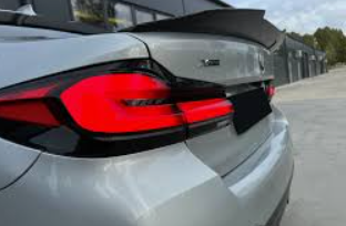 2017-2023 BMW 5 Series G30 PSM Style Rear Spoiler Glossy Black | Carteil
