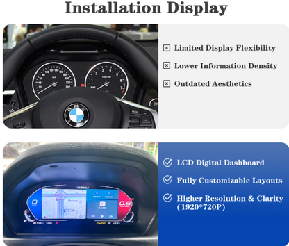 BMW 3 Series E90/E92 Digital Cluster Wireless CarPlay | Carteil