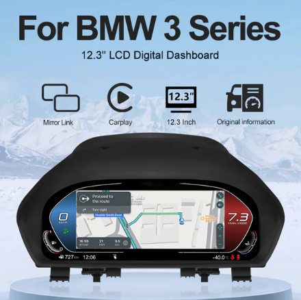 BMW 3 Series E90/E92 Digital Cluster Wireless CarPlay | Carteil