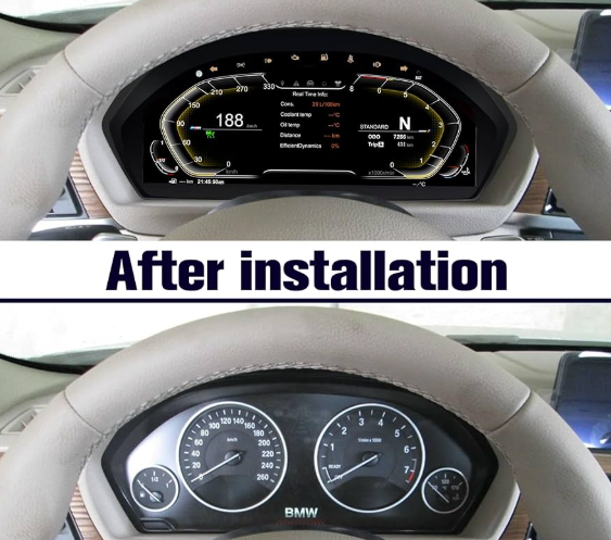 2013-2019 BMW 3 Series F30 Smart Odometer Cluster Apple CarPlay | Carteil