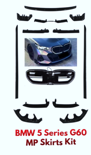2024+ BMW 5-Series G60 G68 LED Grille Knight Edition | Carteil