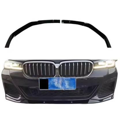 BMW 5 Series G30 FD Style Front Lip Splitter Glossy Black (2021+) | Carteil