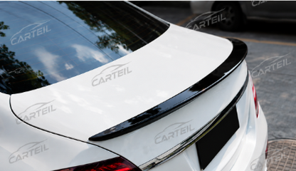 Mercedes-Benz W213 E63 Style Rear Spoiler (2016-2021) | Gloss Black ABS | Adhesive Installation