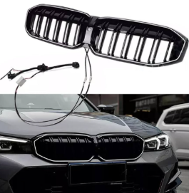BMW 3 Series G20 (2023+) Front Grille with Lamp | Gloss Black ABS | Plug & Play