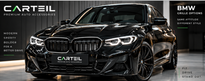 BMW 3 Series G23 LCI (2023+) LED Front Grill |Gloss Black ABS |Plug and Play
