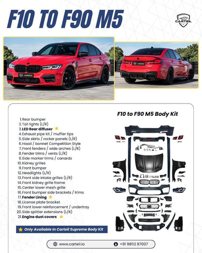 F10 to G30 M5 CS Body kit