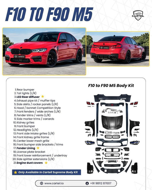 F10 to G30 M5 CS Body kit
