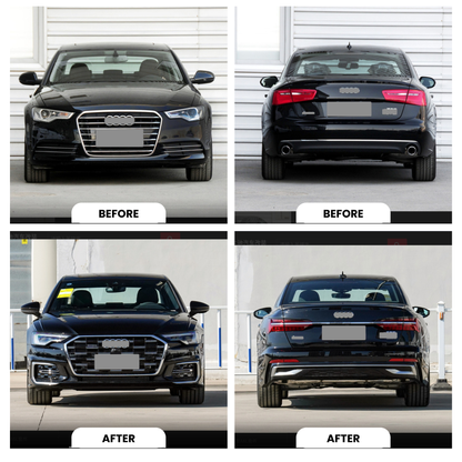 2012-2018 Audi A6 C7 Body Kit Glossy Black | Carteil