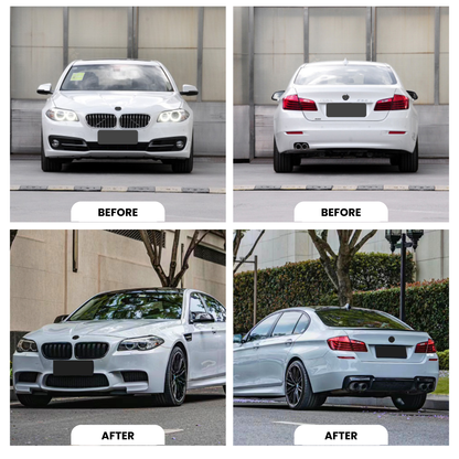 2010-2016 BMW F10 5-Series M5 Style Body Kit Glossy Black | Carteil