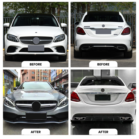 Mercedes C-Class W205 (2015-2021) to C63 AMG Full Body Kit