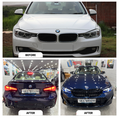 2013-2019 BMW 3-Series F30 G20 Full Body Kit Conversion Glossy Black | Carteil