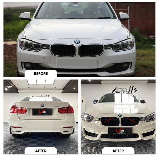 2012-2018 BMW 3-Series F30 M4 Style Body Kit Glossy Black | Carteil