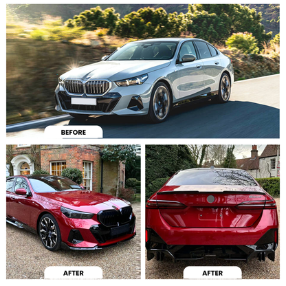 2024+ BMW 5-Series G60 G68 LED Grille Knight Edition | Carteil