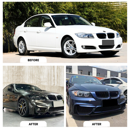 2010-2012 BMW E90 M4 Style Front Bumper Glossy Black | Carteil