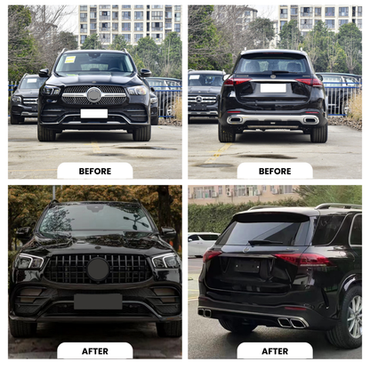 2020-2024 Mercedes GLE AMG Style Full Body Kit Glossy Black | Carteil
