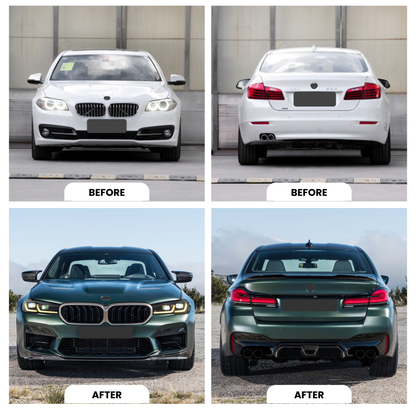 2011-2017 BMW F10 M5 Competition Style Body Kit Glossy Black | Carteil