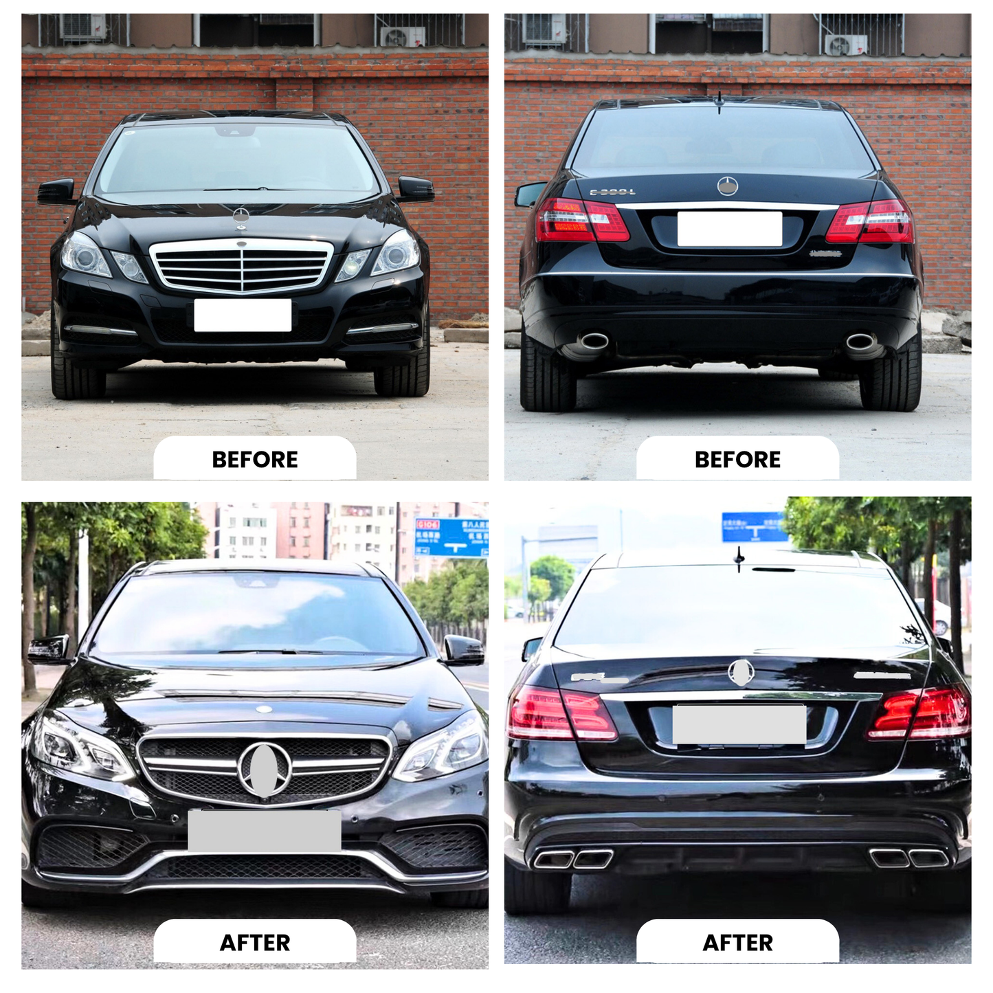 2009-2013 Mercedes W212 Full Body Kit Conversion New Look | Carteil