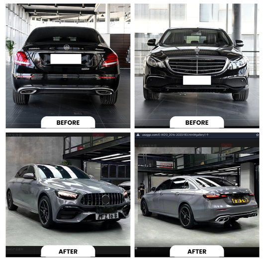 Mercedes-Benz E-Class W213 Facelift (2017-2019) Convert To AMG 213 (2023) Bodykit