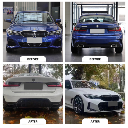 G20 3-Series 2019-2022 Old to New Body Kit Glossy Black | Carteil