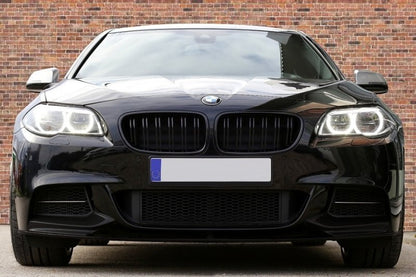 BMW 5 Series F10 (2010-2016) Front Grille  | Gloss Black ABS | Adhesive