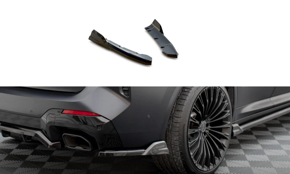 BMW X3 G01 (2021-2024) Rear Side Splitter | Gloss Black ABS | Adhesive