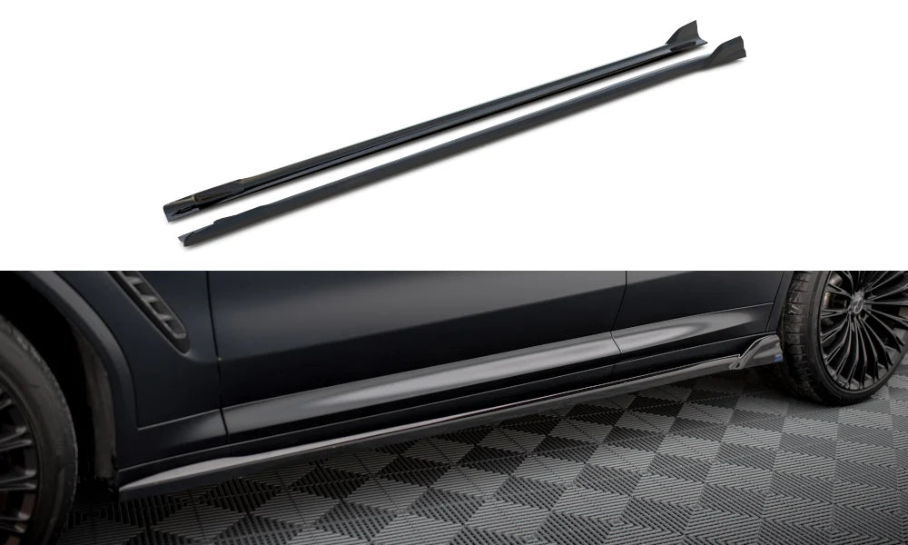 BMW X3 G01 (2021-2024) Side Skirts | Gloss Black ABS | Adhesive