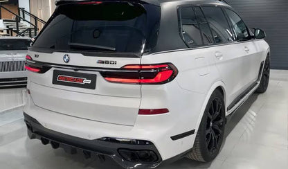 BMW X7 G07 M Sport LCI (2023+) Mid Spoiler |Gloss Black ABS| Adhesive