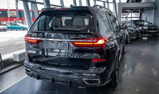BMW X7 G07 M Sport LCI (2023+) Mid Spoiler |Gloss Black ABS| Adhesive