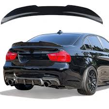2005-2012 BMW 3 Series E90 PSM Style Rear Spoiler Glossy Black | Carteil