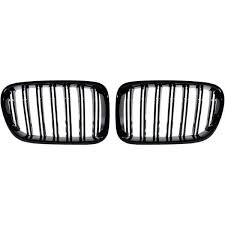 BMW X3 F25 (2014-2017) Front Grill (No Logo) |  Gloss Black ABS | Adhesive