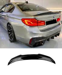 2017-2023 BMW 5 Series G30 PSM Style Rear Spoiler Glossy Black | Carteil