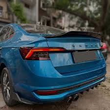 Volkswagen Virtus R Style Rear Spoiler Glossy Black | Carteil