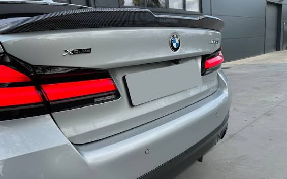 BMW 5 Series G30 CS Style (2018-2023) Rear Spoiler | Carbon  Look ABS | Adhesive