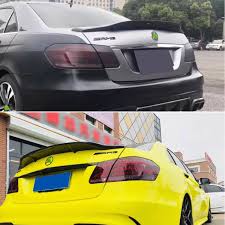 2009-2016 Mercedes W212 PSM Style Rear Spoiler Glossy Black | Carteil