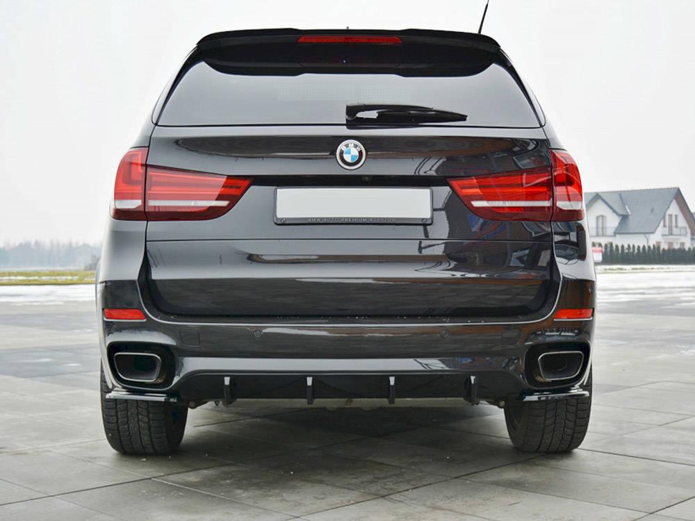 BMW X5 F15 (2014-2018) Rear Fender & Rear Side Splitter | Gloss Black ABS | Adhesive
