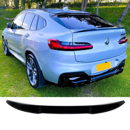 BMW X4 G02 (2018+) Rear Spoiler | Gloss Black ABS | Adhesive