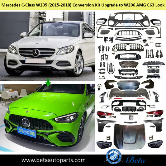 Mercedes W205 to W206 Full Body Conversion Kit | Carteil