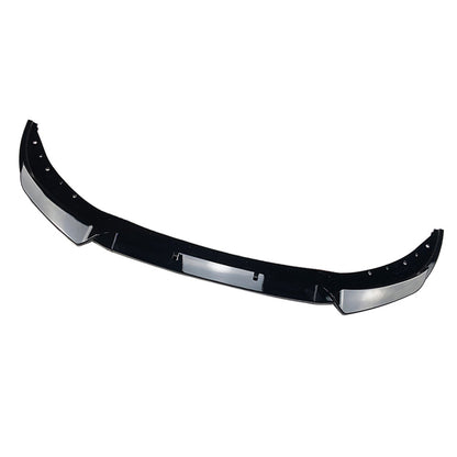 BMW 5 Series F10 SE LCI (2014-2017) Front Lip | Splitter | Gloss Black ABS | Fits only Original Bumper | Adhesive