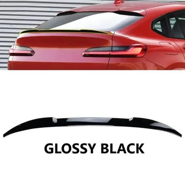 BMW X4 G02 (2018+) Rear Spoiler | Gloss Black ABS | Adhesive