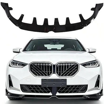 BMW X3 G45 M Performance (2024+) Front Lip | Four-Piece | Gloss Black ABS | Adhesive