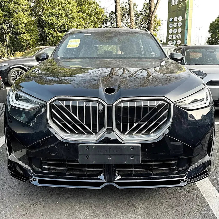 BMW X3 G45 M Performance (2024+) Front Lip | Four-Piece | Gloss Black ABS | Adhesive
