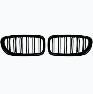 BMW 5 Series F10 (2010-2016) Front Grille  | Gloss Black ABS | Adhesive